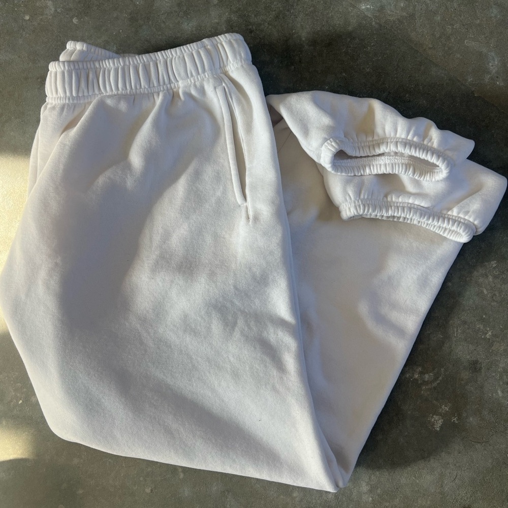 Offlne by Aerie White Fleece Joggers